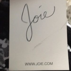 Joie black & white lace dress xl with a black slip